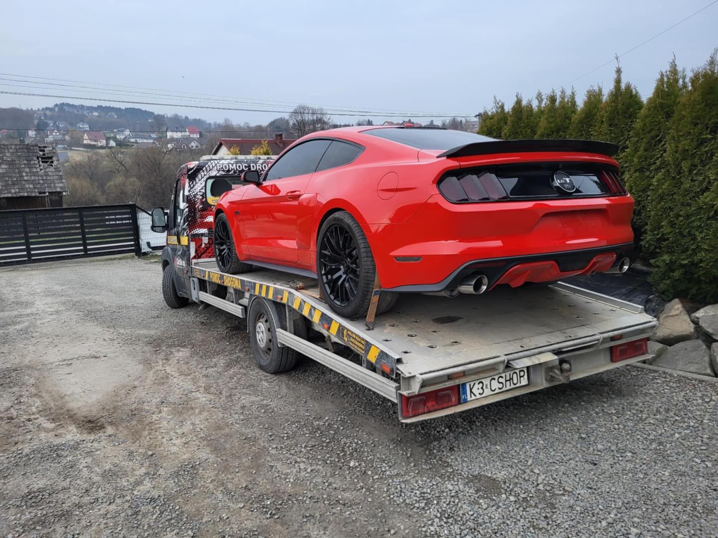 Laweta Stary Sącz Ford Mustang